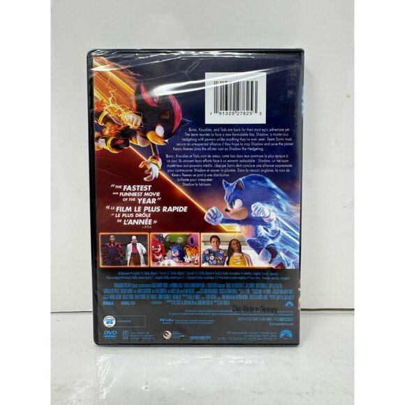 Sonic the Hedgehog 3 (DVD) Family Brand New and Sealed!!! - Picture 3 of 3